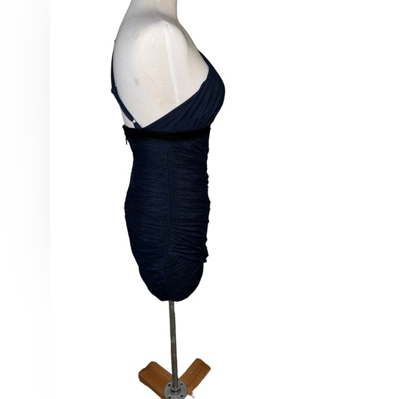 BCBG maxazria size XS ruched dress one shoulder - Picture 7 of 11